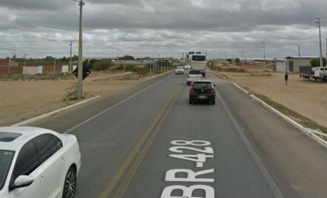 O acidente foi registrado na BR-428, nesta quarta-feira (3) - Foto: Reprodução/ Google Street View