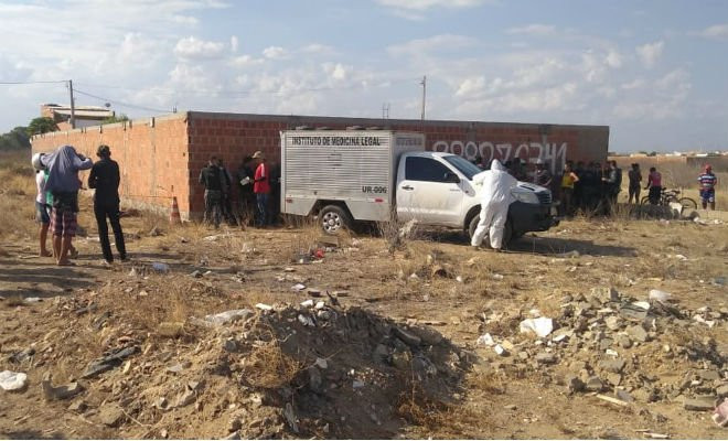 Adolescente é encontrada morta em Petrolina. — Foto: Andréa Meirelles/ TV Grande Rio 