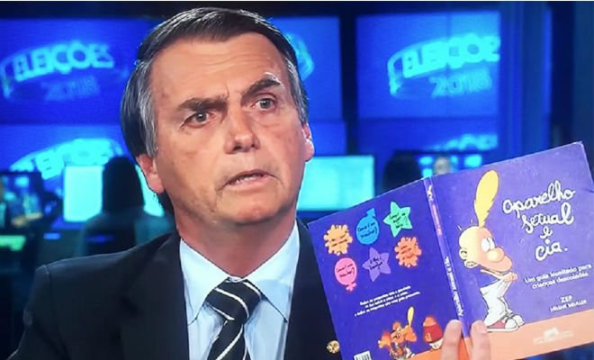 TSE determina remoção de vídeos em que Bolsonaro cita 'kit gay'. Foto: Reprodução/TV Globo 
