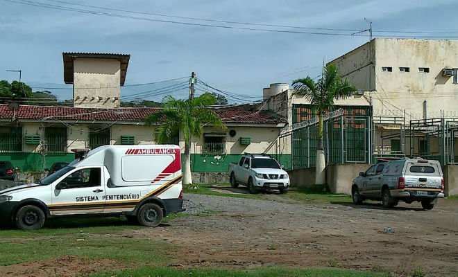 Presos fugiram da Penitenciária Professor Barreto Campelo, que fica em Itamaracá, no Grande Recife — Foto: Reprodução/TV Globo 