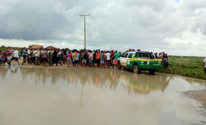 Suspeito de realizar série de assaltos no PI é perseguido e morto no PE — Foto: Reprodução/WhatsApp 