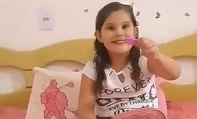 A menina nasceu com uma má formação nas artérias do coração, que dificulta a circulação do sangue. Foto: Reprodução