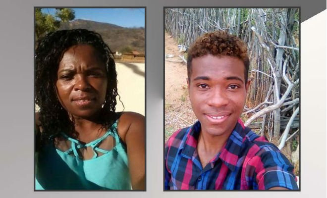 Maria Aparecida e seu filho Humberto Erick, foram encontrados mortos no interior da residência em Salgueiro-PE 