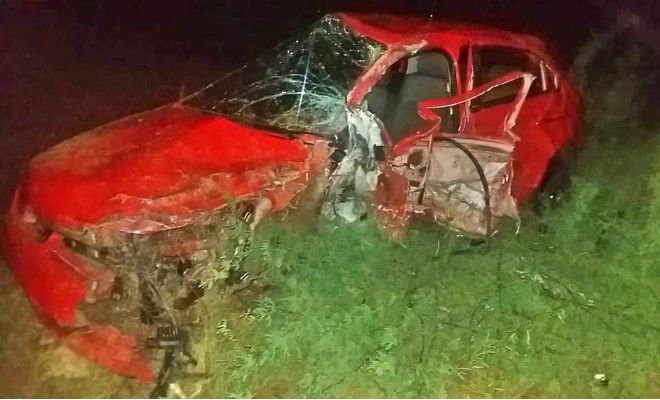 Acidente na BR-428 em Cabrobó deixa feridos — Foto: Divulgação/ PRF 