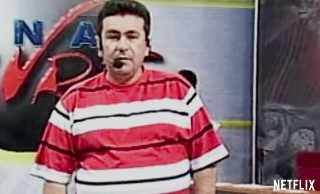 Apresentador Wallace Souza era líder de audiência com casos forjados Foto: Reprodução/Netflix