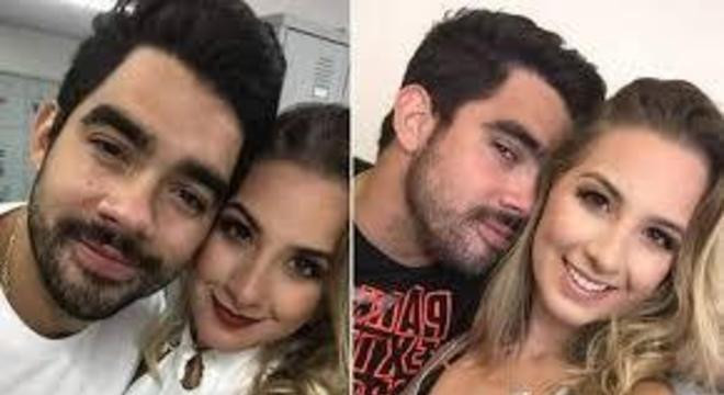 Gabriel e Caroline namoram há dois anos 