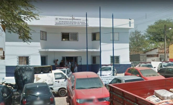 A caminhonete apreendida foi levada para a Delegacia (Reprodução/Google Street View) 