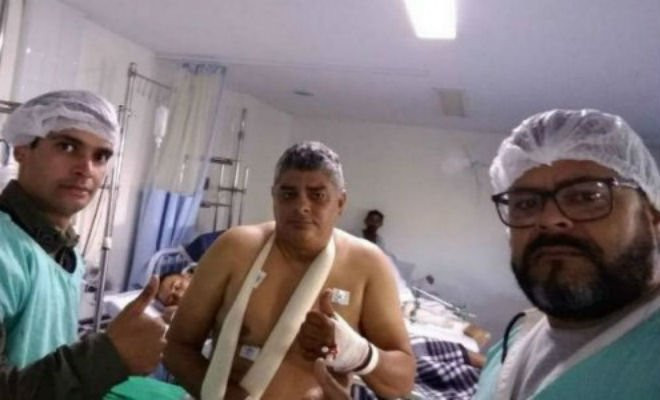 PM foi baleado durante ação. Outro policial foi morto - Foto: Reprodução/TV Jornal