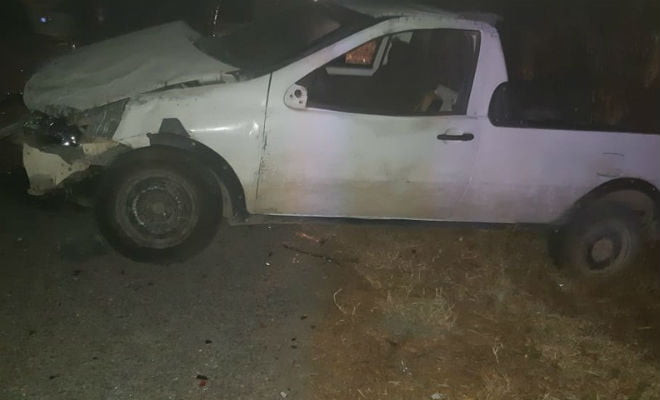 Carro capotou após idoso perder controle do veículo na BR-232, em Arcoverde — Foto: PRF/Divulgação 