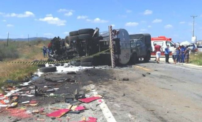 Acidente na BR-423 vitimou um motorista | Foto: Divulgação / PRF