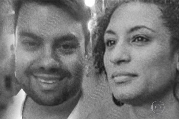 Marielle Franco e Anderson Gomes — Foto: Reprodução/JN 