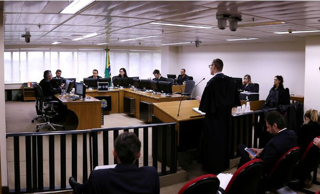 Julgamento do caso do sítio de Atibaia no TRF-4 — Foto: Sylvio Sirangelo/TRF4 