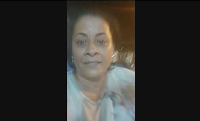 Mulher grava vídeo após matar homem atropelado em Ituverava (SP) — Foto: Reprodução/ Redes sociais 