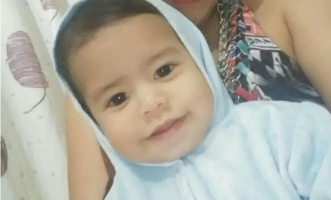 Anthony Daniel de Andrade Moraes, de um ano e três meses, morreu após socos e mordidas; a mãe e o padrasto foram presos em Praia Grande (SP) — Foto: Arquivo Pessoal 