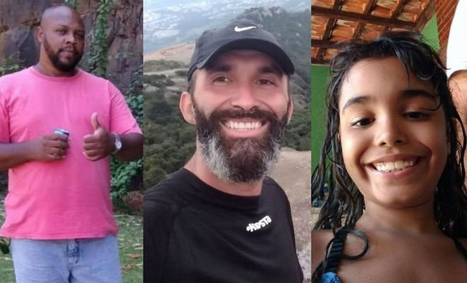 Vítimas de afogamento em Iguape — Foto: Reprodução/Facebook 