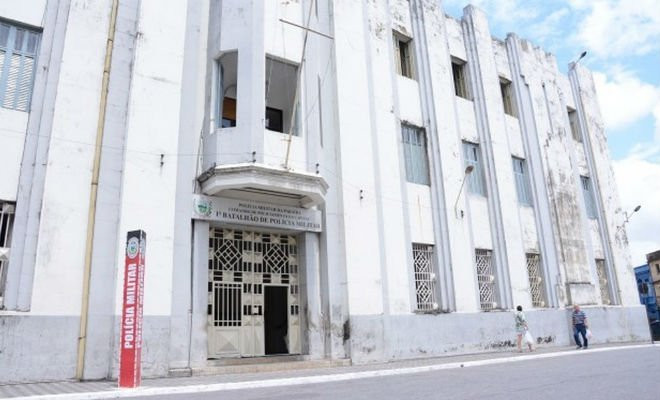 PM foi preso e levado para o 1º Batalhão da Polícia Militar da Paraíba, em João Pessoa — Foto: Divulgação/PMPB/Arquivo 