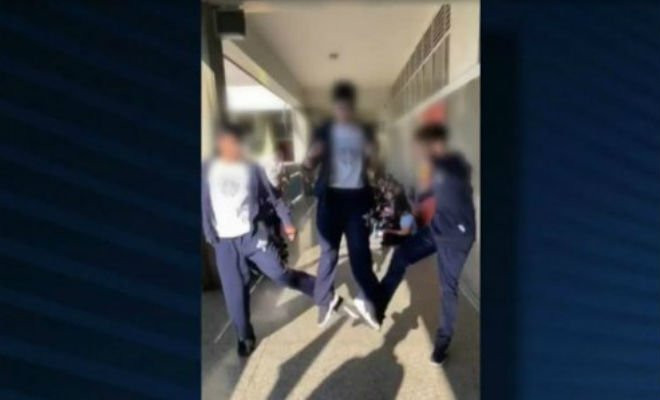 A vítima do desafio 'quebra-crânios' pode morrer, por causa da pancada na cabeça - Foto: Reprodução/Internet 