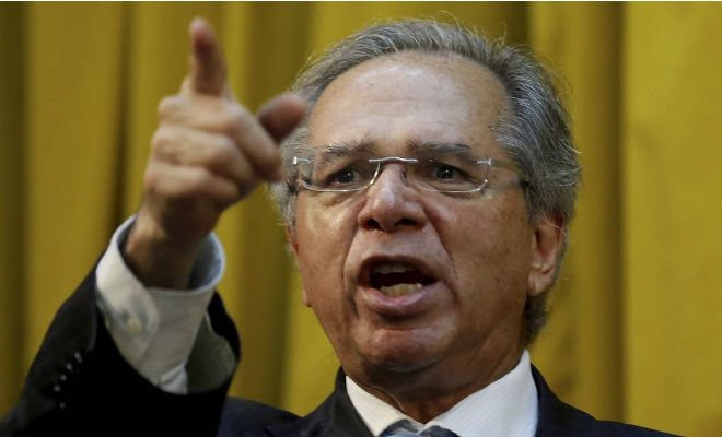 O ministro da Economia, Paulo Guedes Foto: Marcelo Theobald / Agência O Globo 