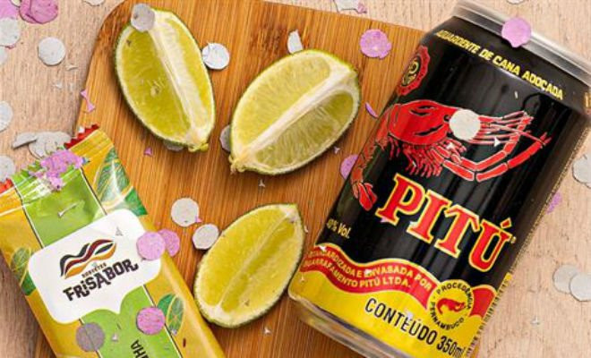 Picolé de caipirinha da Frisabor e Pitú | Foto: Caio Alencastro/Divulgação