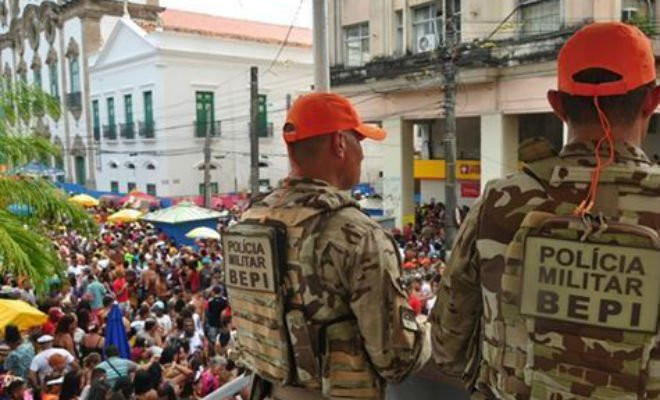 Segurança durante o Carnaval de Pernambuco em 2020 | Foto: SDS/Divulgação