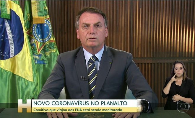 Bolsonaro diz em rede social que seu exame de coronavírus deu negativo 