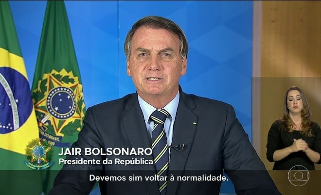 Bolsonaro contraria especialistas e autoridades e pede fim do ‘confinamento em massa’ 