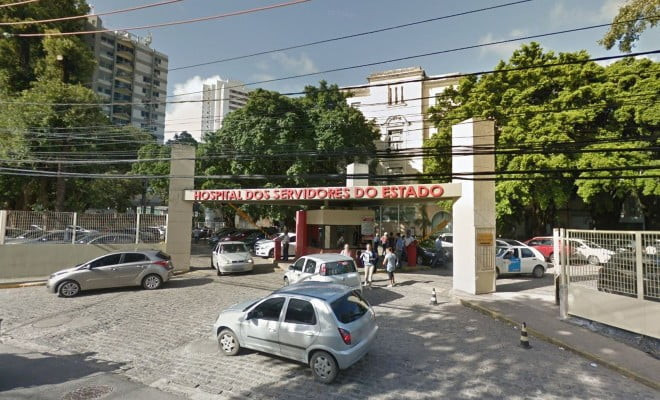 Homem morreu no Hospital dos Servidores de Pernambuco, que fica na Zona Norte do Recife — Foto: Reprodução/Google Street View 