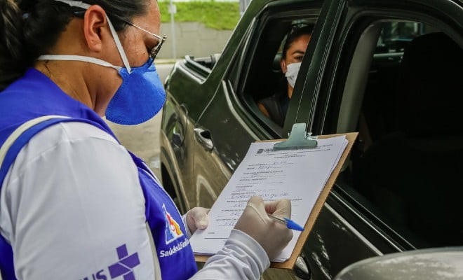 Barreira sanitária em Gravatá