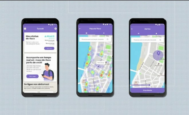 Aplicativo monitora proximidade de celulares e alerta caso pessoa tenha tido contato com alguém que deu positivo para Covid-19 — Foto: Reprodução/TV Globo 