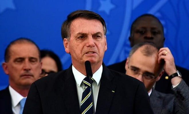 Bolsonaro foi alvo de acusações do ex-ministro Sergio Moro. Foto: Claudio Reis / FramePhoto / Agência O Globo 