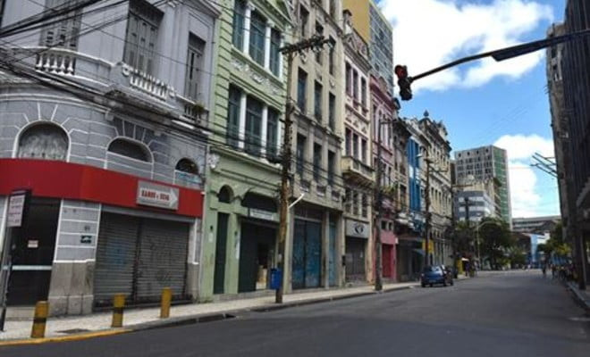No Recife, o índice de isolamento chegou a 62,1% | Foto: Rafael Furtado