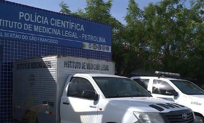 IML de Petrolina — Foto: Reprodução / TV Grande Rio 