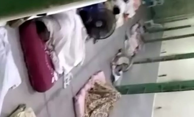 Detentos diagnosticados com a Covid-19 na penitenciária de Petrolina — Foto: Reprodução 