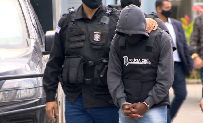 Tio suspeito de estuprar sobrinha no ES — Foto: Ari Melo/TV Gazeta 