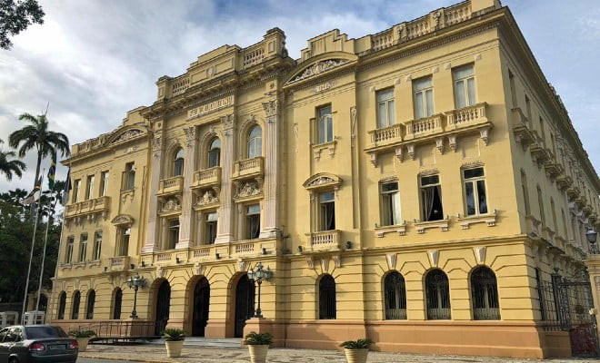 Palácio do Campo das Princesas é sede do governo de Pernambuco e fica no Centro do Recife — Foto: Pedro Alves/G1