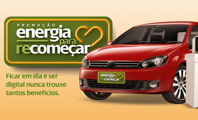 Promoção Energia para Recomeçar, da Celpe - Foto: Reprodução/Internet 