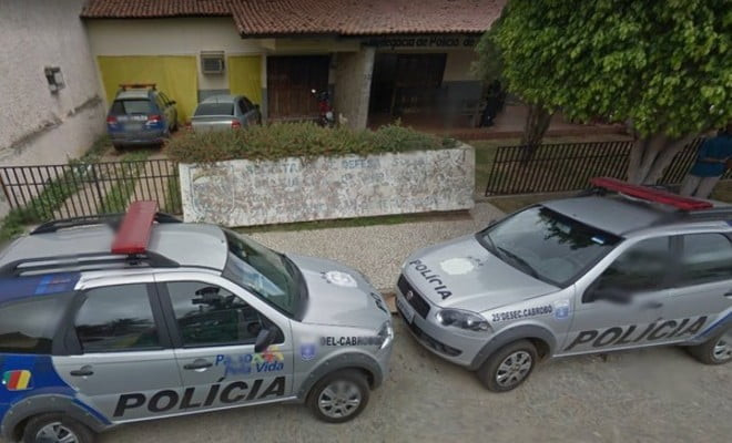 Suspeito foi levado para a Delegacia de Cabrobó, onde foi preso em flagrante — Foto: Reprodução / Google Street View