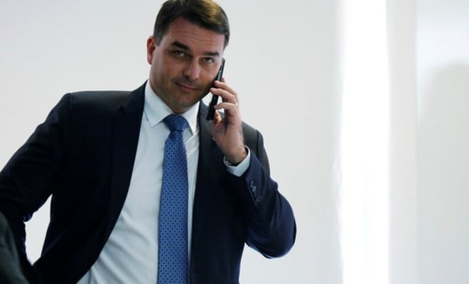 Senador Flávio Bolsonaro — Foto: REUTERS/Adriano Machado