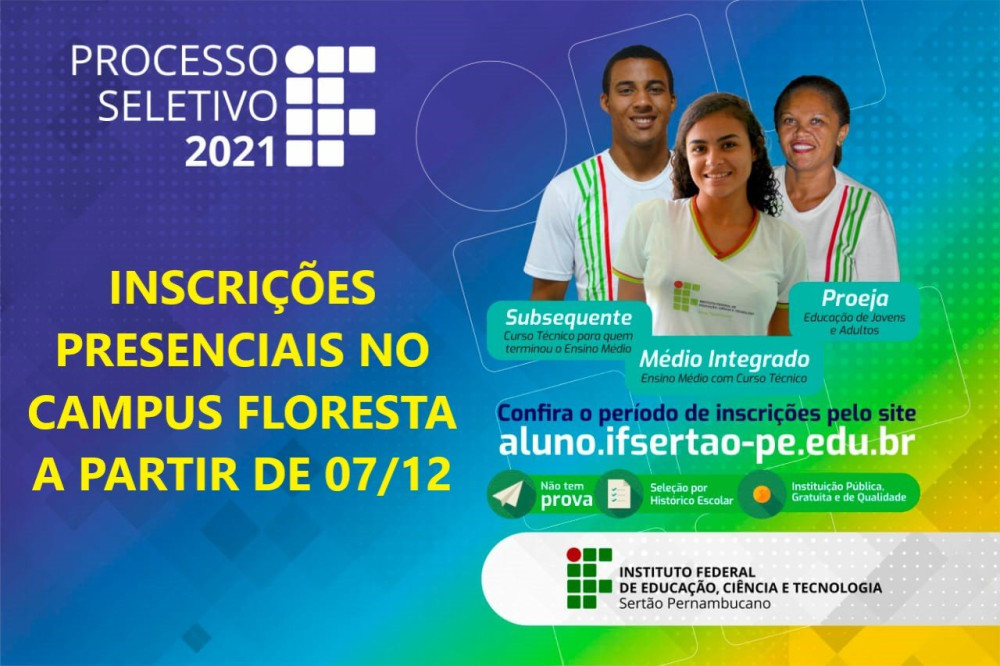 Processo seletivo IF Sertão Campus Floresta