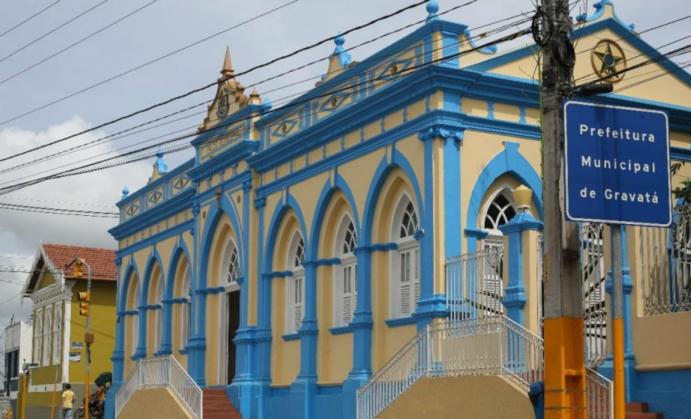 Sede da Prefeitura de Gravatá, no Agreste de Pernambuco (Divulgação/Prefeitura de Gravatá)