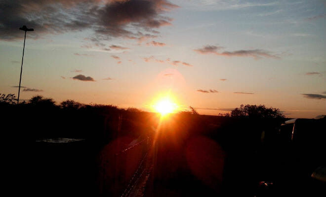 Nascer do sol no Sertão de Pernambuco