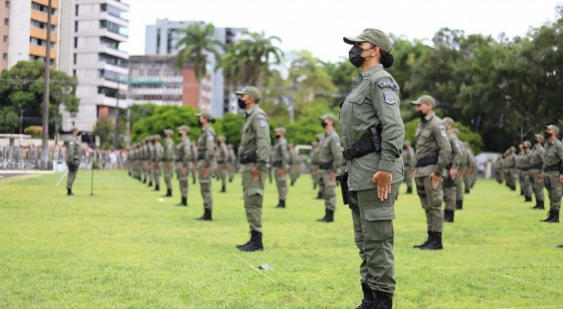 Veja informações sobre o concurso da PM-PE - FOTO: PMPE/DIVULGAÇÃO 