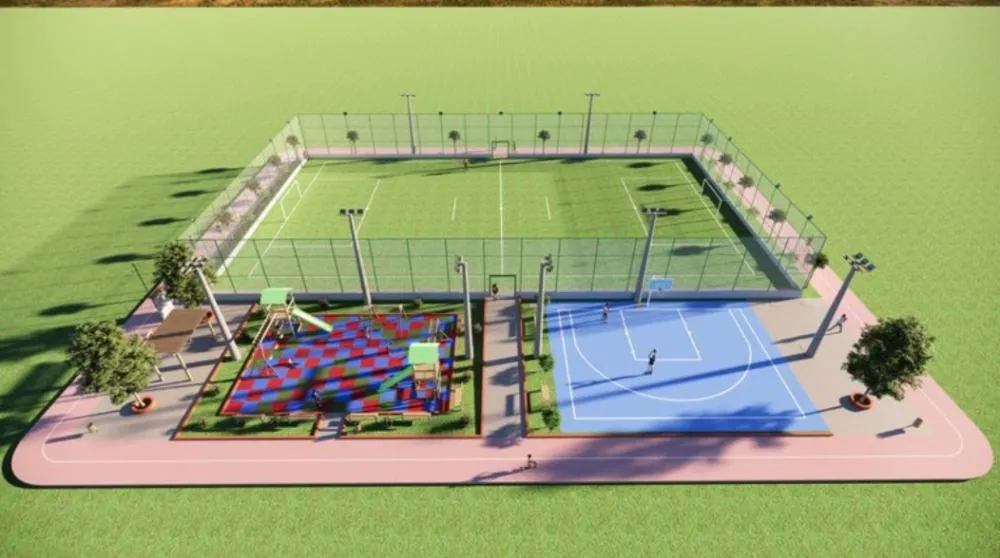 Prefeitura de Floresta garante investimento para novo espaço esportivo comunitário