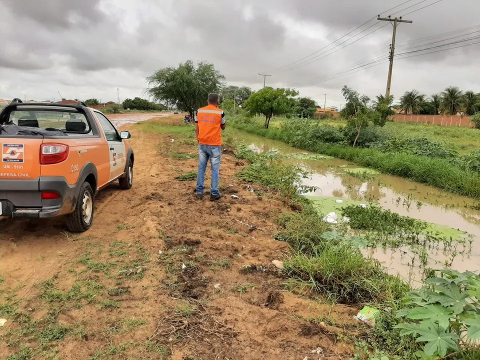 Chuvas foram registradas em Petrolina (Foto: Prefeitura de Petrolina/Divulgação )