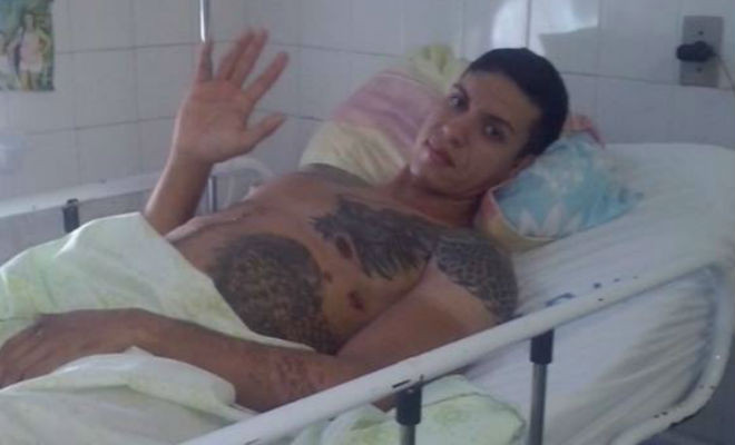 Diego ficou acamado por vários meses após o acidente