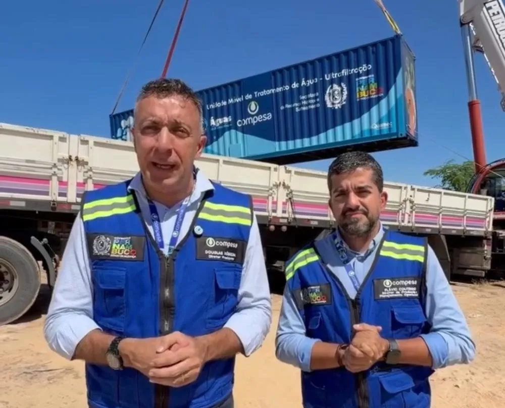 Nova estação de ultrafiltração chega a Floresta para reforçar abastecimento de água