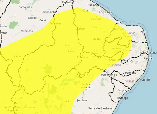 Sertão de Pernambuco entra em alerta para umidade do ar abaixo de 20%