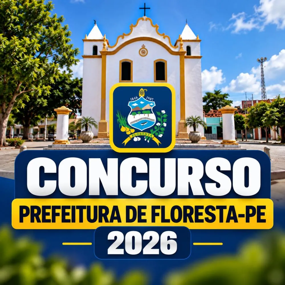 Concurso público de Floresta tem 8.780 candidatos inscritos; confira a concorrência por vaga
