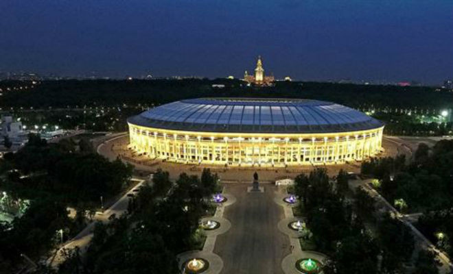Estádio Lujniki, na Rússia Foto: Divulgação/Wikipedia