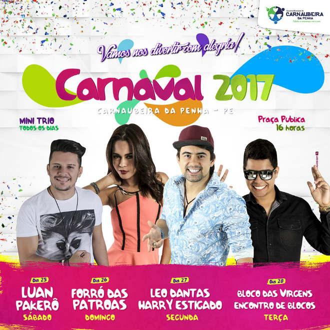 carnaval 2017 em carnaubeira da penha-pe
